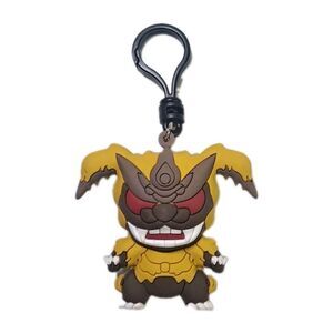 King Caesar Godzilla 3D Figural Bag Clip Keychain Monogram Series 3 Toho 2.5"